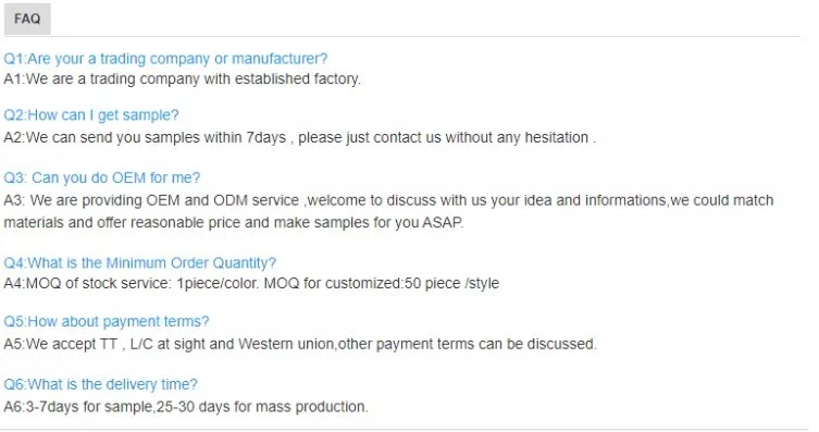 FAQ